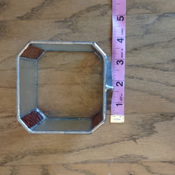 Stained Glass Christmas Tree Candle Holder - Picture 7 of 7